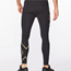 2XU Løbebukser Light Speed Compression Tight Herre Black/Gold Reflective