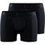 Craft Løbeundertøj & Undertøj Core Dry Boxer 3-Inch 2-Pack Herre Black