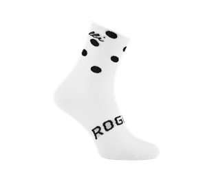 Rogelli Sykkelstrømper Sprinkle Socks White/Black