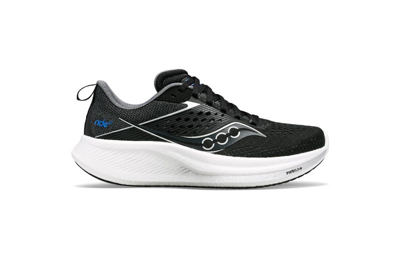 Saucony Naisten juoksukengät Ride 17 W Black/White