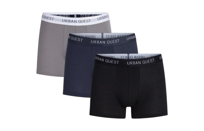 Urban Quest Bamboo Tights 3-Pack M Black/Navy/Grey