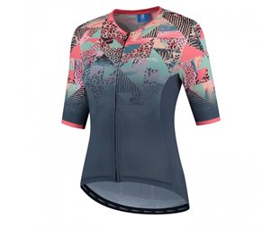 Rogelli Pyöräilypaita Animal Jersey SS Blue/Coral