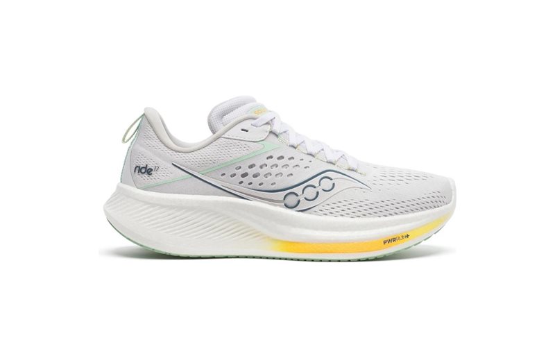Saucony Juoksukengät Ride 17 White/peel