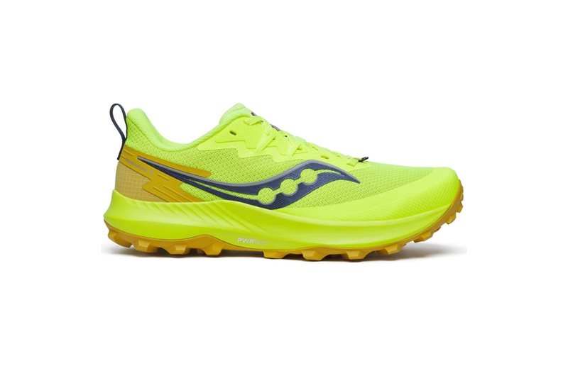 Saucony Polkujuoksukengät Peregrine 14 Citron/oak