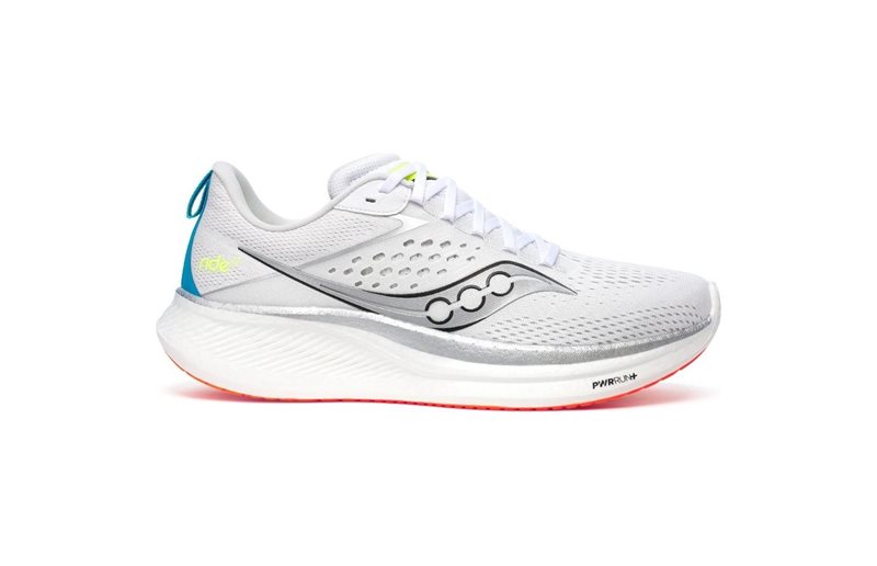 Saucony Juoksukengät Men's Ride 17 White/vizi