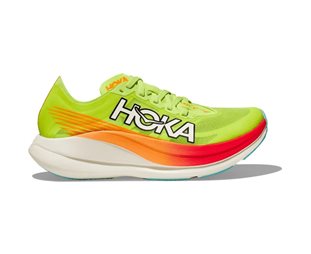 Hoka Juoksukengät Rocket X 2 Lettuce/solar Flare