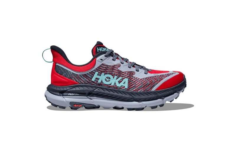 Hoka Trailrunning Skor Mafate Speed 4 Cerise/stormy Skies