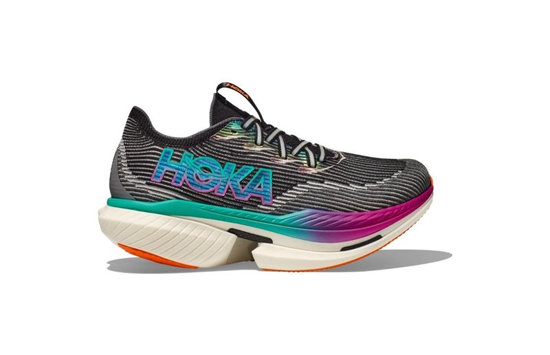 Hoka Löparskor Cielo X1 Black/electric Aqua