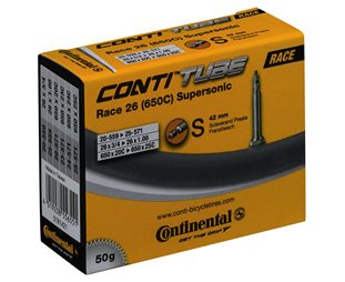 Continental Racerslange Supersonic 20/25-559/571 med racerventil 42 mm