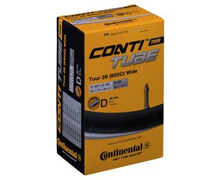 Continental Pyöränsisäkumi Tour Tube Wide 47/62-559 Polkupyöränventtiili 40 mm