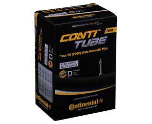 Continental Cykelslang Tour Tube Wide Hermetic Plus 47/62-622 Cykelventil 40 mm