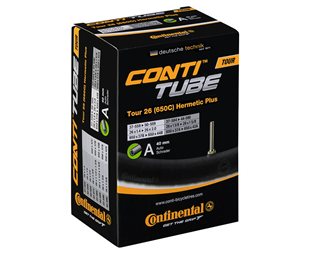 Continental Pyöränsisäkumi Tour Tube Hermetic Plus 37/47-559/597 Autonventtiili 40 mm