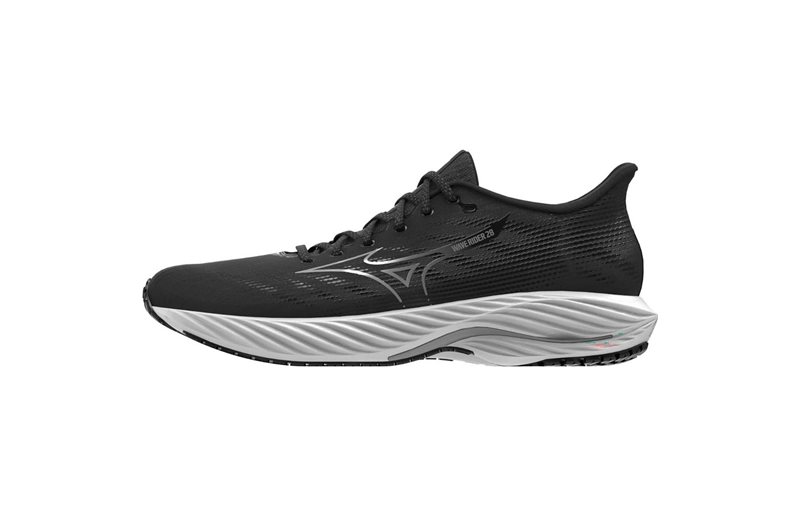 Mizuno Juoksukengät Wave Rider 28 Black/silver/ebony