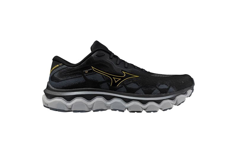 Mizuno Juoksukengät Wave Horizon 7 Black/citrus/turbulence