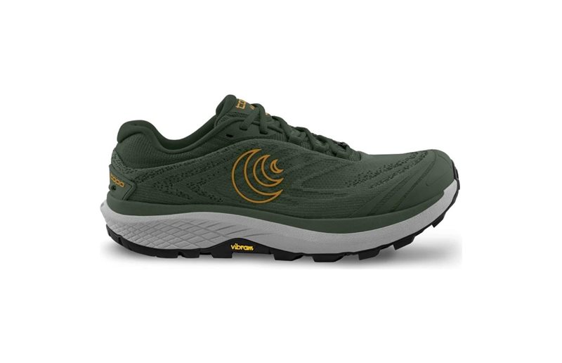 Topo Athletic Trailrunning Skor Pursuit 2 Green/orange