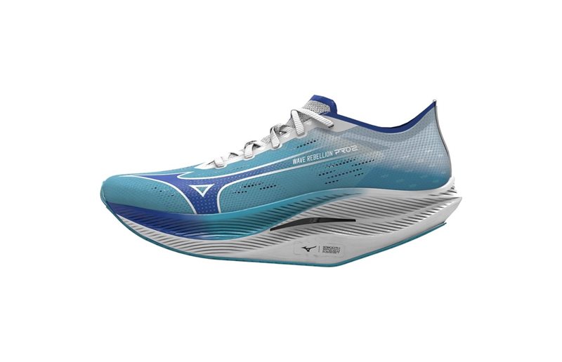 Mizuno Löparskor Wave Rebellion Pro 2 River Blue/mugen Blue/white