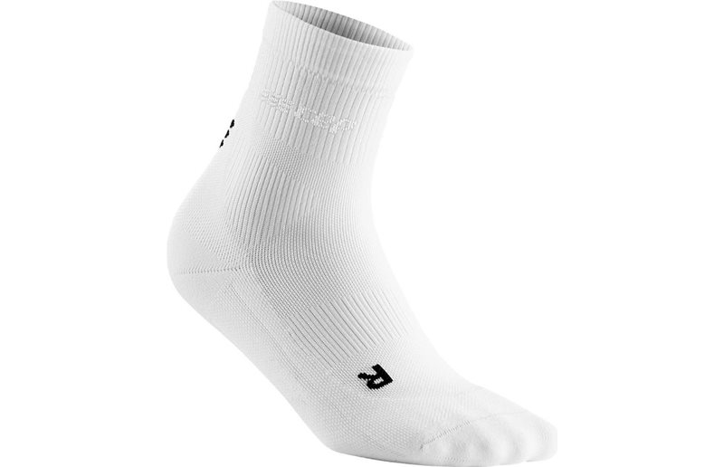 CEP Classic All White Socks Mid Cut M