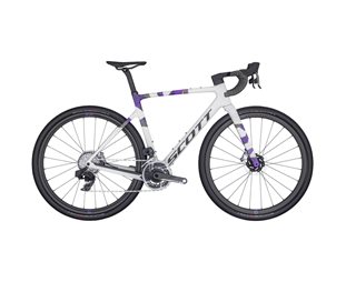 Gravel pyörä Scott Addict Gravel RC Beluga Grey/Progressive Purple