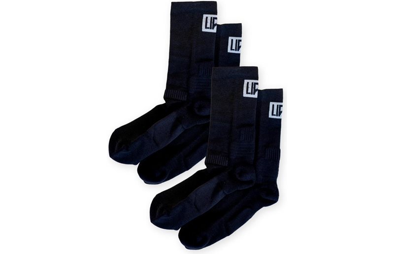 Lipati Crew 2-Pack Sock Black/White