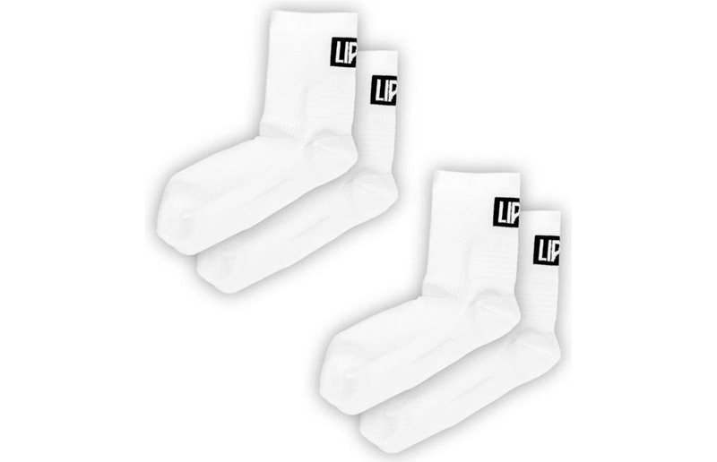 Lipati Mid 2-Pack Sock White/Black