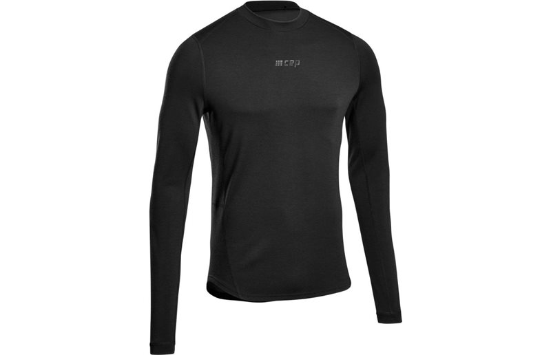 Juoksupaita CEP Cold Weather Merino LS Shirt Black