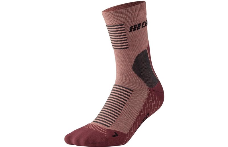 CEP Cold Weather Mid-Cut Socks Rose