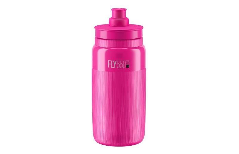 Elite Sykkelflaske FLY TEX Clear Pink Flou 550ml
