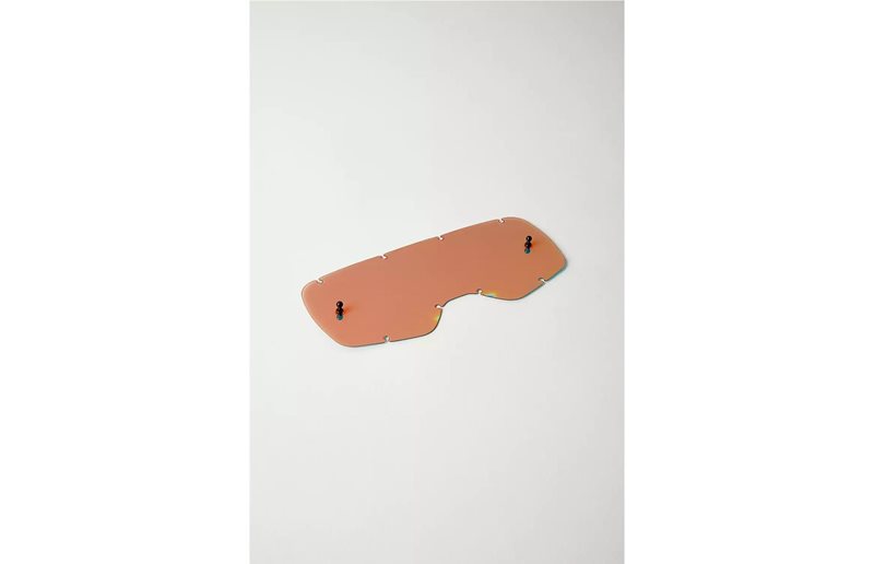 Fox Vaihtolinssi Mx20 Junior Airspace - Main Chrome Lexan Lens Red