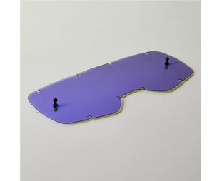 Fox Vaihtolinssi Mx20 Junior Airspace - Main Chrome Lexan Lens Blue