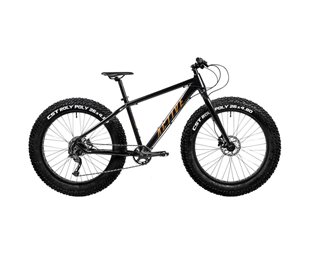 Fatbike pyörä Active pyörä Mega Buddy 390 Elite Musta/Kulta
