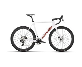 Cyclocross pyörä Cervelo R5-CX Force eTap AXS Valkoinen