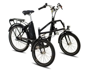 Kolmipyöräinen sähköpyörä Helkama E-Trike 3v Musta