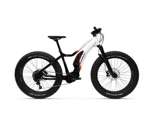 Fatbike sähköpyörä Tunturi EMAX ME 630Wh Musta/Valkoinen