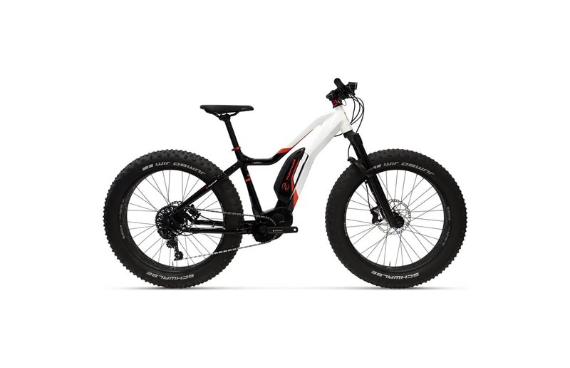 Fatbike sähköpyörä Tunturi EMAX ME 630Wh Musta/Valkoinen