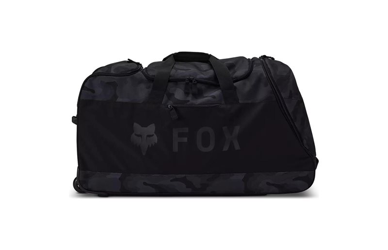 Duffel-laukku Fox Shuttle 180L Roller Black Camo