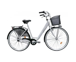 Naisten polkupyörä MADE Viola City 3-vaihteinen 28" Valkoinen