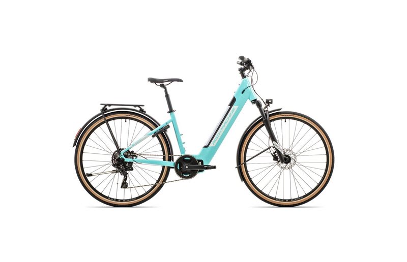 Naisten sähköpyörä Rock Machine Crossride Int E425 Lady Tou