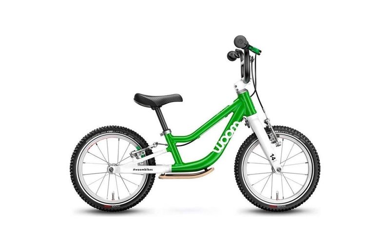 Woom Balance cykel Original 1+ Grøn 14"