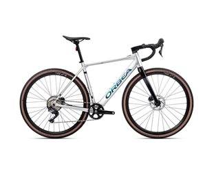 Maantie sähköpyörä Orbea Gain D30 1X Metallic Silver - Black