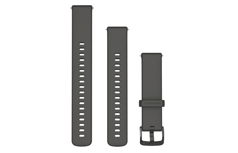 Garmin Ranneke Pikakiinnityksellä Silikoni Dark Grey