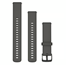 Garmin Ranneke Pikakiinnityksellä Silikoni Dark Grey