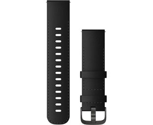 Garmin Ranneke Pikakiinnityksellä Musta Nahka