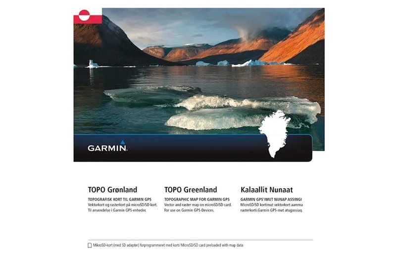 Garmin MicroSDT/SDT: Topo Greenland