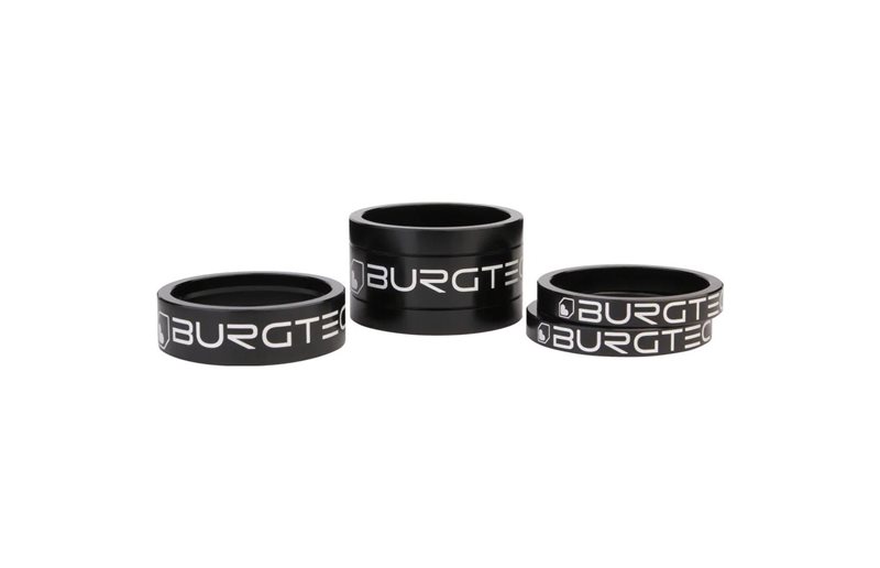 Burgtec Ohjainkannattimen Spacerit Stem Spacers Musta