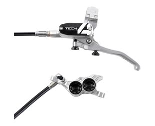 Hope Tech Skivbroms 4 E4 Bak Silver/Svart