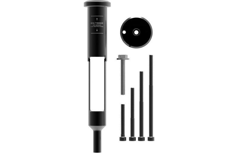 OneUp Monitoimityökalun asennusosa ohjainputkeen EDC Threadless carrier black