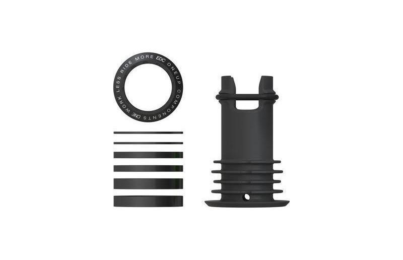 OneUp Ohjainlaakerin kansi EDC Top Cap Musta