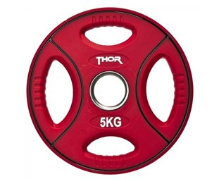 Viktskiva Thor Fitness Färgade PU med handtag 1,25 kg