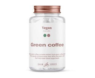 Viktminskning GAAM Life Series Vegan Green Coffee 60 st