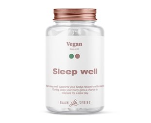 Återhämtning GAAM Life Series Vegan Sleep Well 60 st
